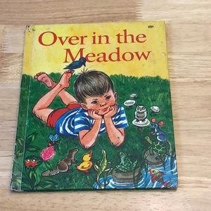 🎉2/15.00🎉 Over in the Meadow , Wonder books rare, name blackout hardly noticed